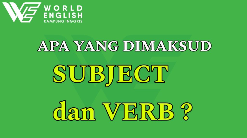 subject dan verb